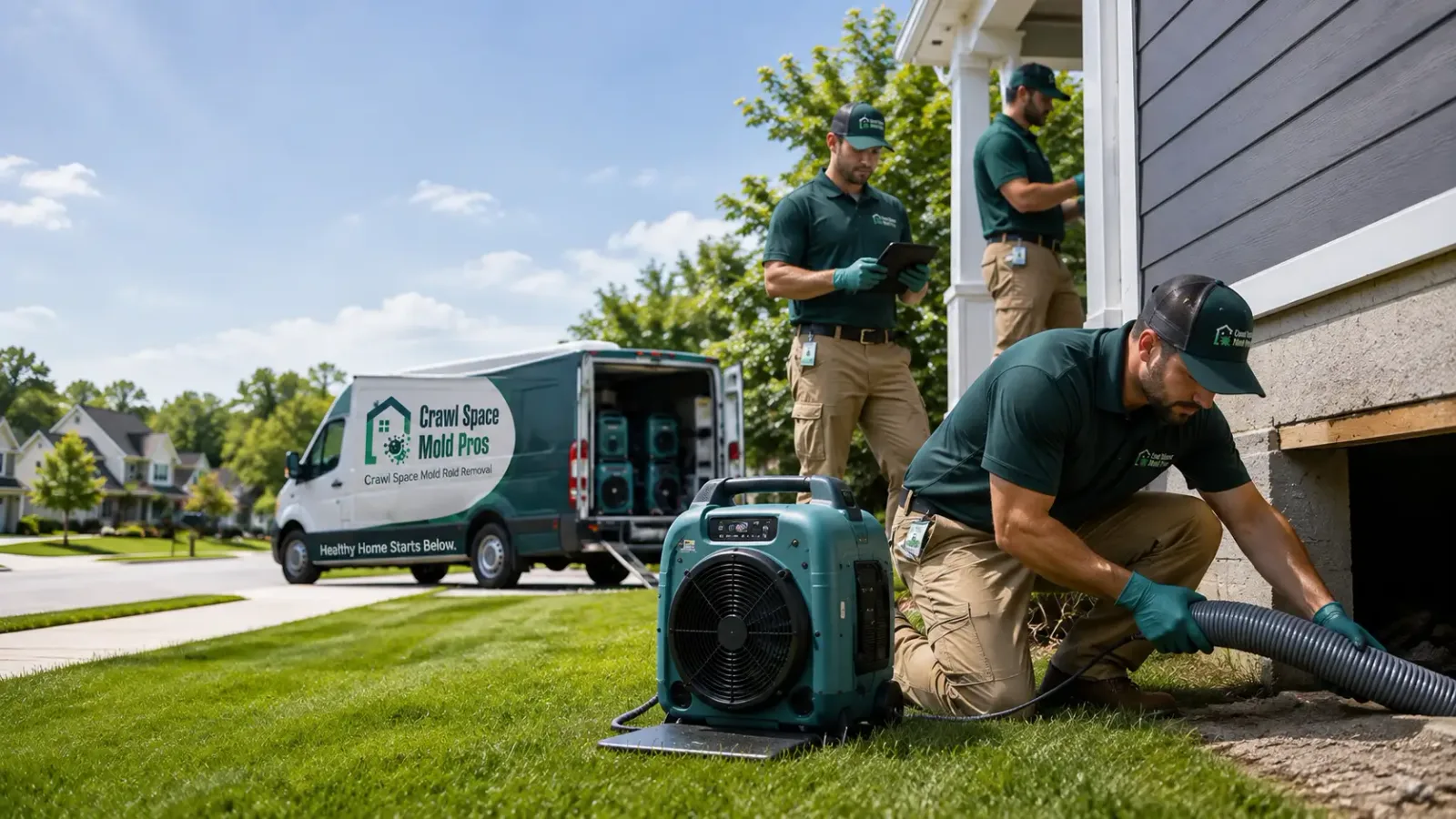 Crawl Space Mold Removal in Tumtum, WA